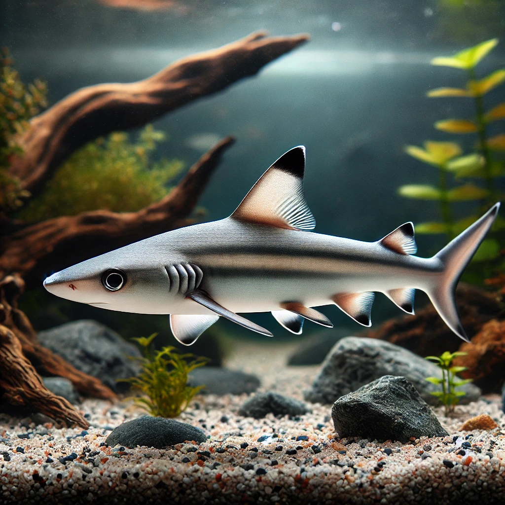 Balantiocheilus melanopterus Ezüstcápa