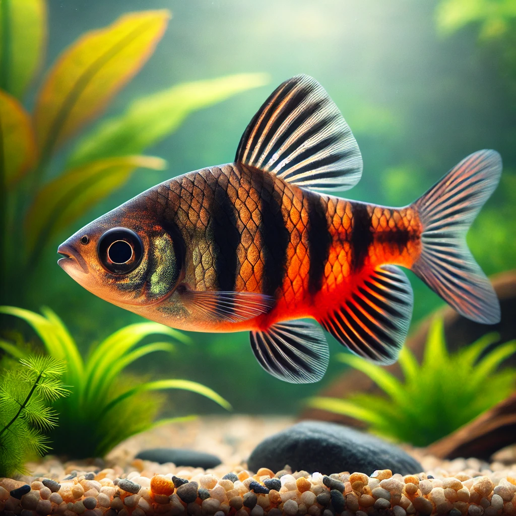 Barbus nigrofasciatus Szakállas