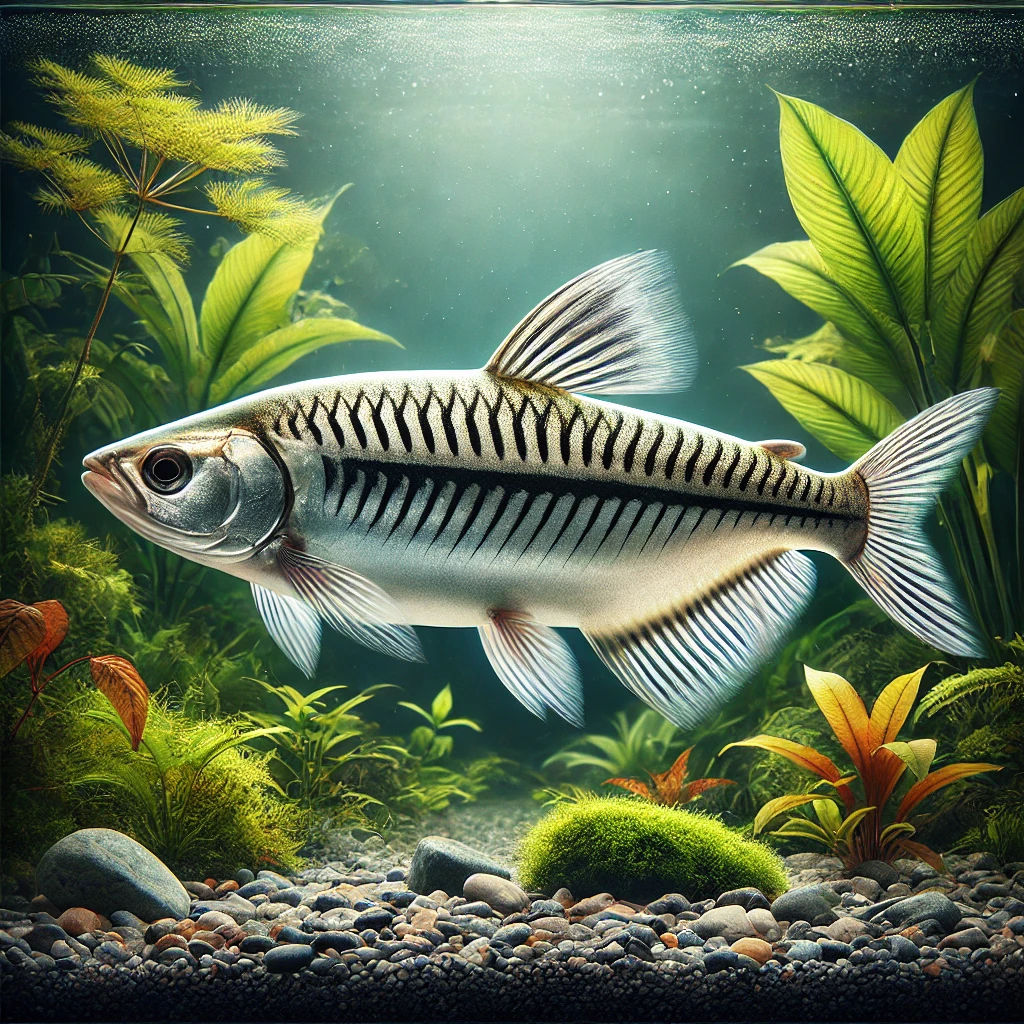 Distichodus lussoso Hosszú orr -távolság