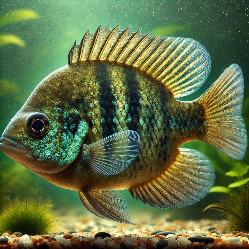 Lepomis macrochirus (Kék naposzlop)