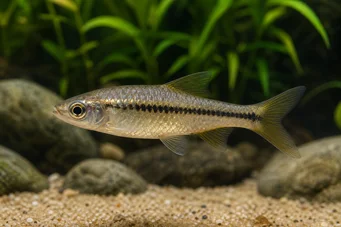 Barbus vittatus (Vittatus szakállas)