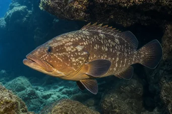 Epinephelus marginatus Fűrészes sügér