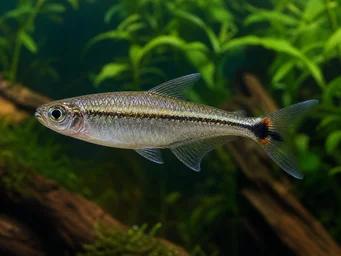 Hemigrammopetersius caudalis (Kongó Tetra sárga színben)