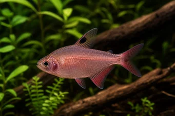 Hyphessobrycon rosaceus (Rózsaszín tetra)