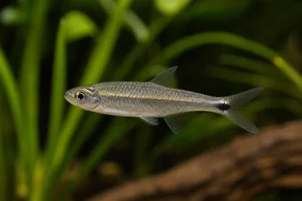 Micralestes sp. Afrikai tetra vörös uszonyokkal