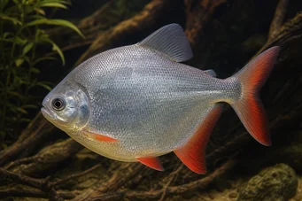 Myleus rubripinnis luna Metynnis-Lune piros horoggal