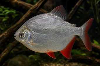 Myleus rubripinnis rubripinnis Metynnis piros horoggal