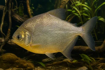 Mylossoma aureum Pompano, arany pakou