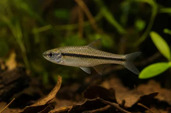 Nannaethiops unitaeniatus (Afrikai Tetra egy vonalon)