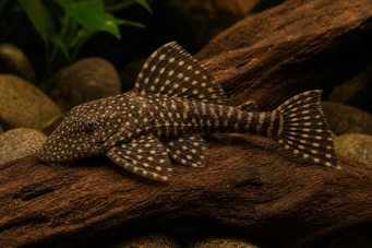 Peckoltia pulcher (Törpe csatahajó harcsa)