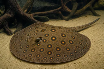 Potamotrygon motoro (Océlée édesvízi pasztague)