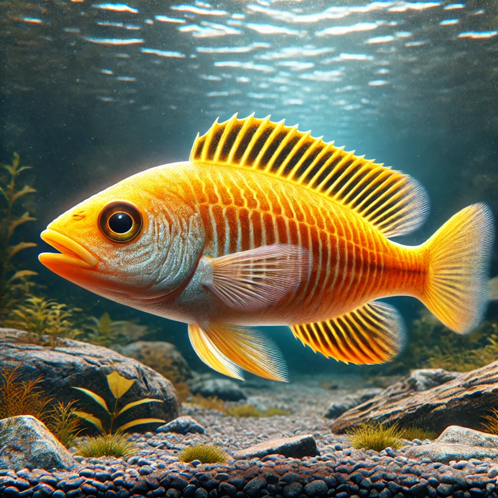 Neolamprologus leleupi Cichlid citrom