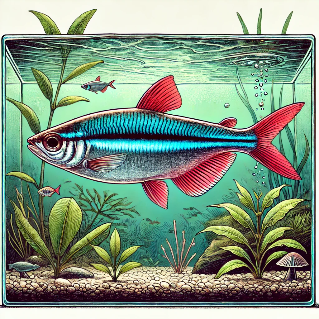 Paracheirodon axelrodi Tetra bíboros