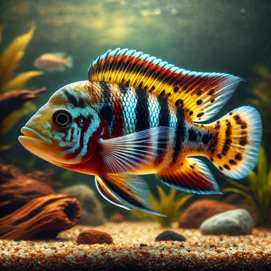 Pelvicachromis pulcher Lila cichlid