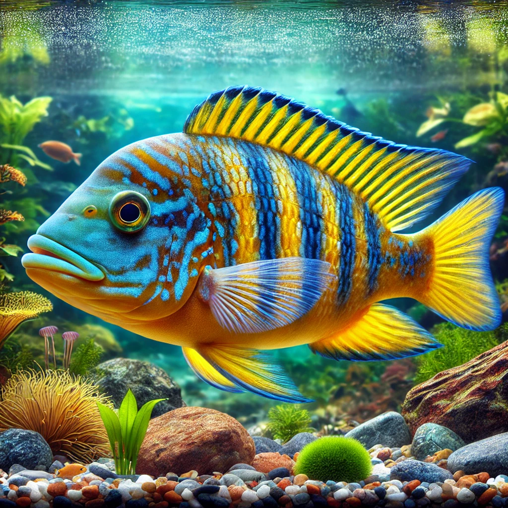 Pseudotropheus tropheops Sárga